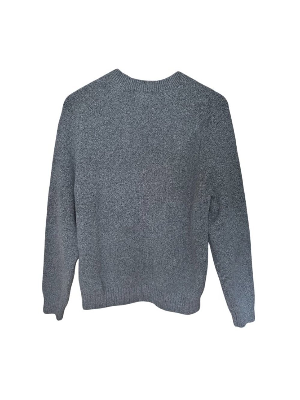 Banana Republic Pullover Sweater Gray Green Cotton Blend Long Sleeve Men Medium - Picture 3 of 7